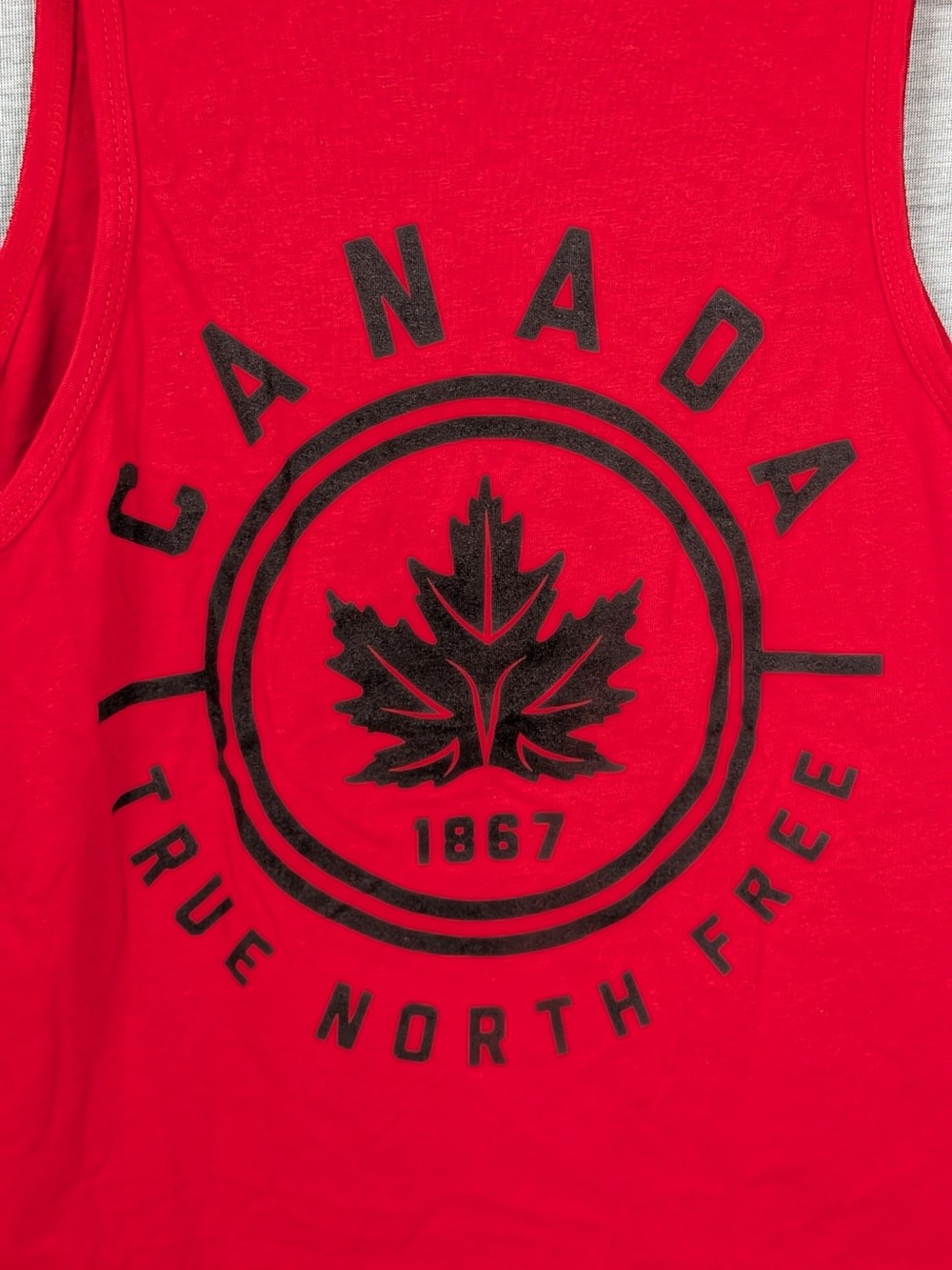Bluenotes Canada Red Graphic Tank Top - Picture 6 of 7